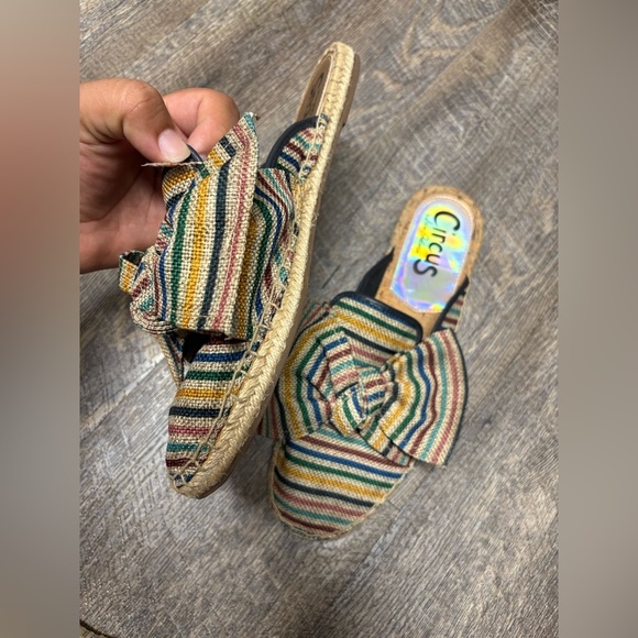 Circus by Sam Edelman Striped Bow Mules - Picture 8 of 13